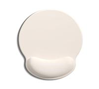 Auhoahsil Mouse Pad, Ergonomic Mouse Pad with Wrist Rest, Pain Relief Computer Gel Mouse Pad Wrist Support for Laptop, Mousepad with Non-Slip PU Base, Mouse Pads for Desk, Beige