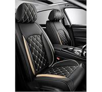 AUHOAZ Car Cover Seats Full Set for Lexus RX450H RX 450 2007-2026, PU Leather Seat Cover Breathable Wear Resistant Waterproof All Weather Seat Cushion Protectors,Gold black