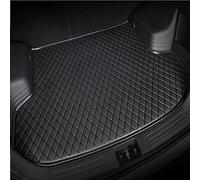 AUHOAZ Custom Leather Car Boot Mat for Tesla Model S 2014-2016, Non-Slip Waterproof Trunk Liner Durable Tray Carpet Cargo Tray Protector Pad Accessories,A/Black
