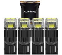 AUHSSAN 4Pcs 194 T10 W5W LED Bulb, 6000K Cool White 2835 LED Bulbs, 168 501 Led Light Bulb, 12V-24V LED Replacement Bulbs for Plate Light Dash Instrument Car Interior Dome Map Door License