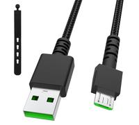 Auhsuxo Micro USB Mouse Charging Cable Compatible with Razer Naga Pro 20000 DPI, Viper Ultimate, DeathAdder V2 Pro,Basilisk Ultimate Mouse 5.9Ft/1.8m