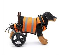AUHX Dog Wheelchair for Back Legs, Lightweight Doggie Wheelchairs with Disabled Hind Legs Walking Adjustable Width Wheelchair for Dogs Back Legs with Reflective Strips and Hook