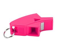 AUHX Referee Dolphin Whistle, Resonant Whistle for Competition Sports (Pink Red)