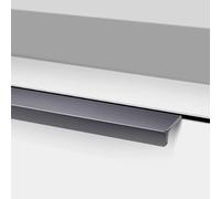 AUJLKJOUV 1 Pcs Invisible Bathroom Cabinet Handles,Hidden Kitchen Drawer Aluminum Finger Edge Pulls for Home Wardrobe Door,Bedside Tables,Dresser