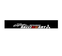 AUJSHDH Car Front Windshield Sticker, for Mitsubishi ASX Ralliart Outlander Lancer Pajero Eclipse Galant Car Front Rear Window Windshield Decal Sticker Windscreen Sunstrip Personalized Sticker