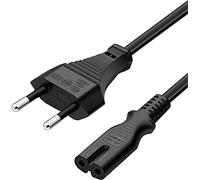 AUKEH 6.5 Feet Power Cable Adapter Charger Line for Microsoft Surface Devices & HP ENVY Printers, Black, 1.5m, 250V, 16 AWG, Male-to-Female Connector