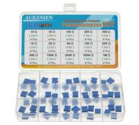 AUKENIEN 15 Values 60pcs Variable Resistors 10 50 100 200 500 1K 2K 5K 10K 20K 50K 100K 200K 500K 1M Ohm 3296W Trim Potentiometer Assortment Kit