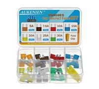 AUKENIEN Micro2 Fuse Assortment Kit 5A 7.5A 10A 15A 20A 25A 30A Micro 2 II Car Auto Automotive Blade Fuses ATR APT Replacement for Vehicle RV SUV Motorcycle Truck Motor Boat