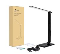 AUKEY Led Desk Lamp 5 Colours Temperatures 7 Brightness Levels USB Charging Port