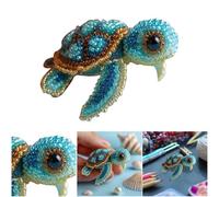 Aukojoy Sea Animals Beading Kit DIY Animals Three-Dimensional Bead Craft Set (Material Package Only) Sea Creatures 3D DIY Bead Craft Kits for Craft Lovers