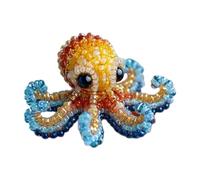 Aukojoy Sea Animals Beading Kit DIY Animals Three-Dimensional Bead Craft Set (Material Package Only) Sea Creatures 3D DIY Bead Craft Kits for Craft Lovers