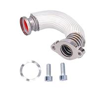 Aukson Cooler Pipe, Stainless Steel Exhaust Gas Cooler Pipe, Replacement for Astra H/Zafira B/Vectra/Signum, Silver, 1 pc