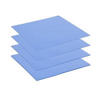 Aukuoy 4 Pack Thermal Pads: 100x100x0.5mm 1mm 1.5mm 2mm Highly temperature Heat Resistant 6.0 W/mK Silicone Thermal Pads for PC Laptop Heatsink CPU GPU LED SSD IC, SMD cooler