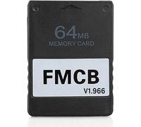 Aukuoy Upgraded Free McBoot Card v1.966 PS2 Memory Card 64MB, Plug and Play, Help you to start games on your Hard Disk or USB Disk