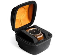 AUKURA Watch Case for Travel and Storage (1 Microfiber Compartment)