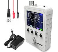 AUKUYEE Updated 2.4" TFT Digital Oscilloscope Kit with Power Supply and BNC-Clip Cable Probe Q15001 (Assembled Finished Machine)