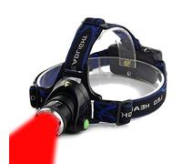 AuKvi Red Light Headlamp,3 Mode Red LED headlamp,Zoomable Red headlamp,Adjustable Focus Red LED Headlight for Astronomy, Aviation, Night Observation,etc