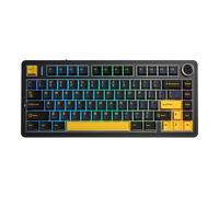 AULA F75 75% Layout Wireless Gaming Keyboard, Creamy Sound Gasket Mechanical Keyboard, Tri-Mode Wireless (Wired/Bluetooth/2.4G), RGB Backlit, PBT Keycaps, QWERTY US Layout