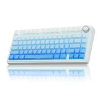 AULA F75 75% Wireless Mechanical Keyboard,2.4Ghz/Type-C/BT5.0 Gaming Keyboards,Advanced Structure,Side Engraved,RGB Backlight,Hot Swappable Custom Keyboard for PC/Mac (us)