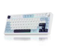 AULA F75 75% Wireless Mechanical Keyboard,Gasket Hot Swappable Custom Keyboard,Pre-lubed Reaper Switches RGB Backlit Gaming Keyboard,2.4GHz/Type-C/BT5.0 Mechanical Keyboard