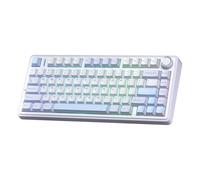 AULA F75 Mechanical RGB TKL Gray Switch Wireless Macroller Hot Swap Keyboard Ice Blue