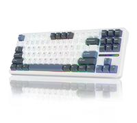 AULA F87 Wireless Mechanical TKL Gaming Keyboard, 2.4Ghz/Type-C/BT5.0, Pre-lubed Greywood Switch, Hot Swappable, RGB Backlit for WINS/PC/Mac