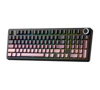Aula F99 Pro 3 Modes RGB Hot Swap Mechanical Reaper Switch Wireless Macrol Keyboard Gradient Pink
