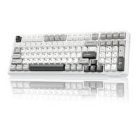 AULA F99 Wireless Mechanical Keyboard,Tri-Mode BT5.0/2.4GHz/USB-C Hot Swappable Custom Keyboard,Pre-lubed Linear Switches,RGB Backlit Computer Gaming Keyboards for PC/Tablet/PS/Xbox