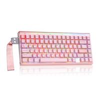 Aula Hero 75 HE Wireless Mechanical Keyboard,Pink Creamy Keyboard