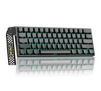 AULA MINI60 Wireless Gaming Keyboard,BT5.0/2.4GHz/Wired,Hall Effect Magnetic Switches,0.01mm RT Accuracy,Adjustable Actuation,8KHz Polling,RGB,WEB Driver,60% Percent Mechanical Keyboard (Black)