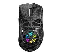 AULA SC620 Gaming Mouse Wireless,BT5.0/2.4G/USB-C Gamer Mice,PAW3311 Sensor,Up to 12000DPI,7 Programmable Buttons,67g Lightweight,400mAh Battery,RGB,Rechargeable Mouse for Laptop/PC/Mac (Black-L)