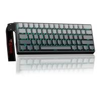 AULA WIN60 HE Mechanical Gaming Keyboard Wired,Hall Effect Magnetic Switches,Adjustable Actuation Rapid Trigger,8K Polling Rate,RGB Backlight,Side Printed,60% Percent Keyboard for Mac/Win (Grey)