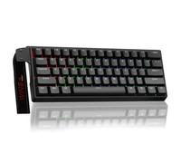 AULA WIN60HE 60% Gaming Wired Keyboard, Magnetic Switch Hot Swappable, Adjustable Actuation Rapid Trigger Mode, 8000 Hz Polling Rate, RGB Small Keyboard 60 Percent Compact Design for PC - Black/Graywo