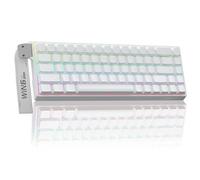 AULA WIN68 HE Mechanical Gaming Keyboard 60%, Hall Effect Magnetic Switch, Fast Trigger Mode Adjustable Actuation, 8000Hz Polling Rate, RGB Backlit, Wired White Keyboard for Laptop/PC Gamer