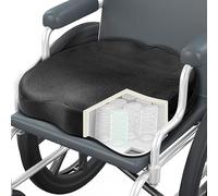 Aulase Wheelchair Seat Cushion - High Density Memory Foam and Inner Springs Comfort Support Without Flatten - Mobility Scooter Accessories - Large Chair Pad Pain Relief for Adults & Seniors