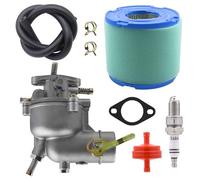 Aulavik 393957 Air Filter + Carburetor for Briggs & Stratton 393957 393957S 390930 4106 7-18 HP Engines Lawn Mower Parts