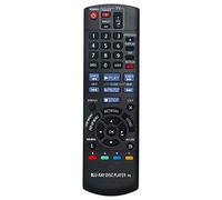 AULCMEET N2QAYB000575 Replaced Remote Control Fit for Panasonic Blu-Ray/DVD Player DMP-BD75 DMP-BD755 DMP-MST60 DMP-MS10 DMP-BDT310 DMP-BD755P DMP-BD75P DMP-BD75PC DMP-BDT110 DMP-BDT215 DMP-BDT210