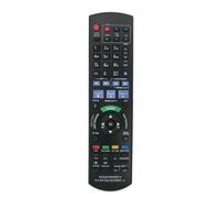 AULCMEET N2QAYB000614 N2QAYB000616 Replacement Remote Control Compatible with Panasonic 3D Digital Movie Dis DVD Blu-Ray Player DMR-BWT700EB DMR-BWT700 DMR-BWT800EB DMR-BWT800