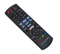 AULCMEET N2QAYB001030 Replacement Remote Control Compatible with Panasonic Smart Blu-ray Network DVD Player DMP-BDT170 DMP-BDT175GN DMP-BDT174GN DMP-BDT171GN DMP-BDT170GN N2QAYB001031 N2QAYB001026