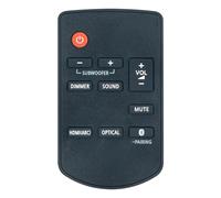 AULCMEET N2QAYC000126 Replacement Remote Control Compatible with Panasonic Soundbar SCHTE180EBK SCHTE180EBS SCHTE180EES SCHTE80PPK SUHTB680 SU-HTB680 SCHTB485EBK SC-HTB485EBK SC-HTB485EB-K