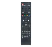 AULCMEET Replacement Remote Control Compatible with Bush 4K LCD Smart TV HD DVD Combi BTVD31187S2 BTVD91186B BTVD91216B