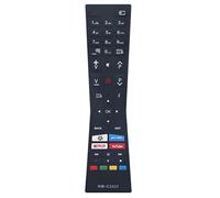 AULCMEET RM-C3337 Replace Remote Control fit for JVC 4K UHD TV LT-32VF52M LT-49V55LFA RM-C3337 LT-49K790 LT-65VU83M LT-49VU73M LT-55VU3900 LT-43V87LUA LT-40VF52M LT-50VU980 LT-43V55LU LT-42VH5155