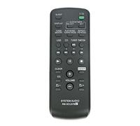 AULCMEET RM-SCU37B Replacement Remote Control Compatible with Sony Micro Home System Audio CMT-BX5BT CMT-EH26 HCD-CBX5 SS-SH2000 CMT-BX3 CMT-BX30R LBT-SH2000 HCD-BX30R RM-SCU37 MHC-EX700 MHC-EX900