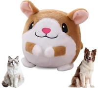 AULCTR 2026 Upgrade Active Moving Pet Plush Toy, Premium Interactive Squeaky Talking Moving Dog Ball Toy, Washable Cartoon Pig Plush Toy for Dogs Puppies to Keep Them Busy (#A4)