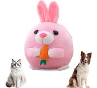 AULCTR 2026 Upgrade Active Moving Pet Plush Toy, Premium Interactive Squeaky Talking Moving Dog Ball Toy, Washable Cartoon Pig Plush Toy for Dogs Puppies to Keep Them Busy (#A6)