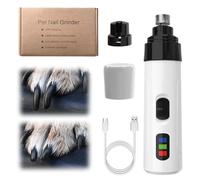 AULCTR Upgrade Silent Groom Pro Nail Grinder, 2026 New Silent Pet Nail Grinder for Dogs Nail Trimmers, Rechargeable Micro Precision Electric Dog Nail Trimmer Pet Paws Grooming Smoothing Tool (#A2)