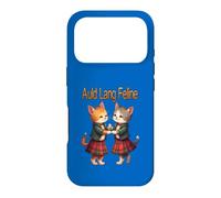 Auld Lang Feline Orange Cats Dancing Ceilidh Celebration Case for iPhone 17 Pro