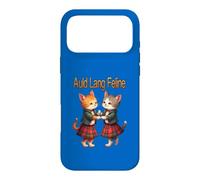 Auld Lang Feline Orange Cats Dancing Ceilidh Celebration Case for iPhone 17 Pro Max