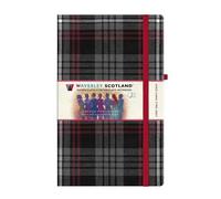 Auld Lang Syne Grey Tartan Notebook: Large 21cm x 13cm: Waverley Scotland Tartan Cloth Commonplace Notebook (Waverley Scotland Tartan Cloth Commonplace Notebooks)
