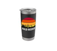 Auld Reekie Skyline - Castle, Scott Monument, Arthur's Seat Stainless Steel Insulated Tumbler